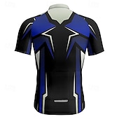 ieftine Tricouri pentru bărbați-Bărbați Jersey de ciclism Manșon scurt Bicicletă Tricou Tee Jerseu cu 3 buzunare spate Ciclism montan Respirabil Uscare rapidă Proiectare anatomică Wicking Galben Rosu Albastru Sport Îmbrăcăminte
