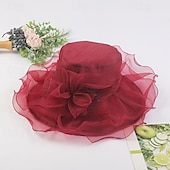 ieftine Pălării Party-Accesoriu de Păr Tul Nuntă Serată Elegant Nuntă Cu Flori Diadema Articole Pentru Cap