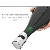 preiswerte Küchenutensilien &amp; Gadgets-Champagnerflaschenverschluss aus Edelstahl, vakuumversiegelter Sektflaschenverschluss, Weinflaschenschoner, Verschlusskappe, Flaschenöffner, Barwerkzeug, tragbarer Edelstahlverschluss,