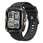 Недорогие Смарт-часы-Умные часы ZW69 с LED-фонариком 1,97-дюймовым AMOLED экраном 390 * 450 полное сенсорное управление Bluetooth-звонки несколько спортивных режимов