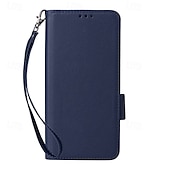 Недорогие Чехлы для iPhone-Чехол для iPhone 16 Pro Max Plus iPhone 15 Pro Max Plus iPhone 14 13 12 11 Pro Max Plus Mini флип-крышка с подставкой магнитная с запястьем ретро TPU PU кожа