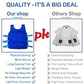 economico Protezione Solare-gilet refrigeranti gilet ghiaccio gilet uomo gilet anti-calore per l&#039;esterno in estate