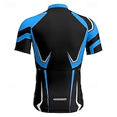 abordables Maillots Hombre-Hombre Maillot de Ciclismo Geométrico Manga Corta Bicicleta Camiseta Maillot con 3 bolsillos traseros MTB Bicicleta Montaña Secado rápido Diseño Anatómico Capilaridad Transpirable Deportes Amarillo