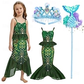 Die kleine Meerjungfrau Kleine Meerjungfrau Prinzessin Meerjungfrau Kleid Themenparty-Kostüm Cosplay Film Cosplay for Mädchen Kinder Karneval Maskerade Party Ferien preiswerte Kostüme für Mädchen-Die kleine Meerjungfrau Kleine Meerjungfrau Prinzessin Meerjungfrau Kleid Themenparty-Kostüm Cosplay Film Cosplay for Mädchen Kinder Karneval Maskerade Party Ferien