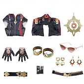 halpa Anime-asut-Elementtisaaga Mavuika Anime Cosplay-Asut Cosplay-Peruukit Cosplay-puvut Cosplay-Peruukit Halloween Naamiaiset Suoritus Juhla Takki Trikoot / Kokopuku Käsineet Käyttötarkoitus Naisten Aikuisten