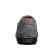 preiswerte Herrenpantoletten &amp; -slipper-Herren Slipper aus braunem Wildleder - atmungsaktive, ausgehöhlte Freizeitschuhe für Sommer und Arbeit