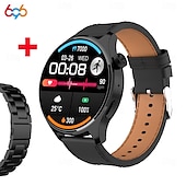 abordables Relojes inteligentes-696 SK32 Reloj inteligente 1.58 pulgada Smartwatch Reloj elegante Bluetooth ECG + PPG Podómetro Recordatorio de Llamadas Compatible con Android iOS Mujer Hombre Llamadas con Manos Libres Recordatorio