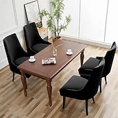 levne Potah na jídelní židli-1ks strečové voděodolné potahy na židle wingback slipcover - opakovaně použitelný potah chrániče na křeslo, pratelné potahy na jídelní židle chrániče do jídelny