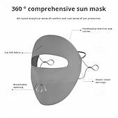cheap Heating &amp; Cooling-Summer Sun Protection Face Mask for Women, Cooling Breathable Facekini, UV Protection Full Face Cover for Driving, Cycling, Outdoor Activities