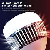 olcso LED-es gömbizzók-e27 csavaros talpú led izzó nagy teljesítményű 50w 100w kereskedelmi izzók nappali fehér 6500k led izzók gyári garázs raktár műhely udvarhoz