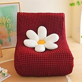 baratos Capa do sofá futon.-1pc capa elástica para sofá de chão sem braços capa para sofá preguiçoso relax seersucker capa elástica para sofá único capa de almofada para sala de estar casa