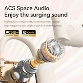abordables Casques téléphoniques et professionnels-Casque de traduction IA - traduction sans fil en temps réel en 144 langues, suppression active du bruit, commandes tactiles, microphone à condensateur, chargement de type C pour les voyages d&#039;affaires