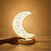 economico Lampade da tavolo-lampada da tavolo a led a forma di stella di cristallo dimmerabile ricaricabile touch dimmerabile luce notturna con 3 colori illuminazione camera da letto soggiorno natale decorazione della casa