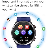 Χαμηλού Κόστους Smartwatch-S26 Έξυπνο Ρολόι 1.43 ίντσες Έξυπνο Ρολόι Bluetooth ECG+PPG Παρακολούθηση Θερμοκρασίας Πεδόμετρο Συμβατό με Android iOS Άνδρες Χωρίς Χέρια Κλήσεις Υπενθύμιση Μηνυμάτων 49mm Ρολόι