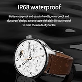 abordables Relojes inteligentes-696 SK32 Reloj inteligente 1.58 pulgada Smartwatch Reloj elegante Bluetooth ECG + PPG Podómetro Recordatorio de Llamadas Compatible con Android iOS Mujer Hombre Llamadas con Manos Libres Recordatorio