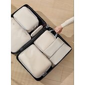 cheap Luggage &amp; Travel Storage-4-Piece Compression Packing Cubes Set for Travel, Luggage Storage and Organizer, Clothes, Toiletries, and Bag Organizer for Travel Essentials