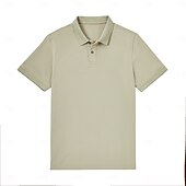 preiswerte Herren Elite Polo-Herren Polo Strick-Polopullover Formell Arbeit Umlegekragen Kurzarm Einfarbig Button-Down Frühling Wein Dunkelgrau Schwarz Weiß Hellgrün Khaki Polo