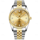 cheap Quartz Watches-OPK Luxury Brand Watch Circular Dial Luminous Stainless Steel Men&#039;s Quartz Watch