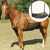 abordables Apoyo y Cuidado Animal-Máscara antimoscas Equistar de malla transpirable, malla abdominal resistente a arañazos para protección contra insectos, cómoda protección contra moscos de materiales mixtos para uso en exteriores.