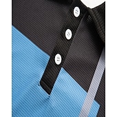  Ανδρικά Πουκάμισο γκολφ Μπλουζάκια Golf Polos Causal Δουλειά Πέτο Κοντομάνικο Βασικό Μοντέρνα Ριγέ Κουρελού Κουμπιά Καλοκαίρι Κανονικό Ροζ+Πορτοκαλί Σκούρο Ροζ Γκρίζο Πουκάμισο γκολφ