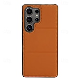 economico Cover Samsung-telefono Custodia Per Samsung Galaxy S24 S24 Ultra Plus S23 S22 S21 S20 Ultra Plus FE S25 S25 più S25 Ultra Per retro Con supporto A calamita Slot per schede Retrò TPU pelle sintetica