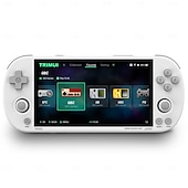 baratos Consoles de Jogos-console de jogos portátil trimui smart pro tela ips de 4,96&#039;&#039; joystick de sistema linux iluminação rgb smartpro retro videogame player presente