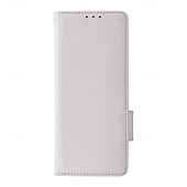 Недорогие Чехлы для Samsung-телефон Кейс для Назначение SSamsung Galaxy Z-сгиб 6 Z Fold 5 Z Fold 4 Z Fold 3 Z Fold 2 Кейс на заднюю панель со стендом с ремешком на запястье Разъем для карты Ретро ТПУ Кожа PU
