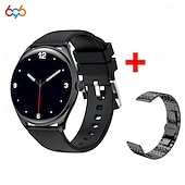 abordables Montres connectées-696 QS28 Montre intelligente 1.43 pouce Smartwatch Montre Connectée Bluetooth ECG + PPG Podomètre Rappel d&#039;Appel Compatible avec Android iOS Femme Hommes Mode Mains-Libres Rappel de Message IP 67