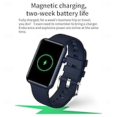 Χαμηλού Κόστους Smartwatch-696 HT5PRO Εξυπνο ρολόι 1.57 inch Έξυπνο ρολόι Bluetooth ΗΚΓ + PPG Βηματόμετρο Υπενθύμιση Κλήσης Συμβατό με Android iOS Γυναικεία Άντρες Κλήσεις Hands-Free Υπενθύμιση Μηνύματος IP 67