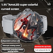 Χαμηλού Κόστους Smartwatch-iMosi 4G SIM Έξυπνο Ρολόι WiFi GPS Παρακολούθηση Καρδιακού Ρυθμού Bluetooth Android iOS 1880mAh Μπαταρία 1.95