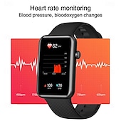 Χαμηλού Κόστους Smartwatch-696 HT5PRO Εξυπνο ρολόι 1.57 inch Έξυπνο ρολόι Bluetooth ΗΚΓ + PPG Βηματόμετρο Υπενθύμιση Κλήσης Συμβατό με Android iOS Γυναικεία Άντρες Κλήσεις Hands-Free Υπενθύμιση Μηνύματος IP 67