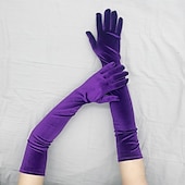 preiswerte Handschuhe für die Party-Samt Ellenbogen Länge Handschuh Party / Abend / Luxus Mit Pure Farbe Hochzeit / Party-Handschuh