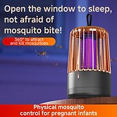 cheap Bug Zapper-Home Camping Mosquito Killer Lamp Dual Color Light Source Night Light
