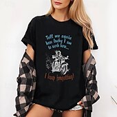 tanie Najfatalniejszy-Koszulkowy Koszulka Plakat retro Dziewczyna retro Graficzny Na Damskie Dla dorosłych Bal maskowy Tłoczenie na gorąco Codzienne