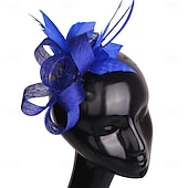 preiswerte Faszinator-Kopfstück Federn Sinamay Hochzeit Abendgesellschaft Elegant Hochzeit Mit Feder Kopfschmuck Kopfbedeckung