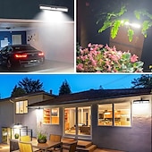 cheap Street Lights-LED Street Lights Clip On Solar Motion Lights Outdoor Waterproof Solar Fence Lights Outdoor with 3 Lighting Modes 36 LED Portable Security Light for Fence Gutter Backyard Garage Camping (2Pcs 1PC)