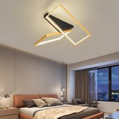 cheap Flush Mounts &amp; Semi Flush Mounts-Modern Ceiling Light LED Dimmable Stereo 2 Head 4 Head Square Ceiling Light with Remote Contr Living Rooms Dining Rooms  AC110V AC220V