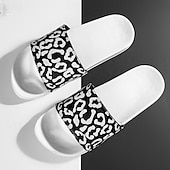 abordables Sandales décontractées-Sandales à enfiler pour homme à imprimé léopard : chaussures décontractées et élégantes pour l&#039;été et les sorties à la plage