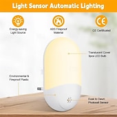 tanie włączana lampka nocna-pilot led lampka nocna salon sypialnia dekoracja lampka nocna ciepła poświata przełącznik światła ochrona oczu bez migotania uk usa ue wtyczka zasilania 1 szt.