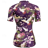 olcso Női trikók-Női Biciklis ruházat Állat Virág Rövid ujjú Kerékpár Póló Dzsörzé 3 hátsó zsebbel Hegyi biciklizés Gyors szárítás Anatómiai tervezés Bélfonalszövet Légáteresztő Sport Fekete Piros Tengerészkék Ruházat