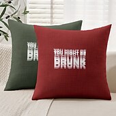 お買い得  「Quotes&amp;Saying Style」-面白い名言装飾クッションカバー 1枚 ソフトスクエアソファクッションケース ピローケース 寝室 リビングルーム ソファ 椅子用