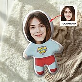 levne Personalizované dárky-Personalizovaný dárek Pamětní polštář Super máma hebký duplexně potištěný ručně pratelné moderně navržený se zipem vyplněný bavlnou celosezónní dekorativní polštář na Den matek