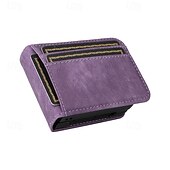 cheap Samsung Cases-Phone Case For Samsung Galaxy Z Flip 6 Z Flip 5 Z Flip 4 Z Flip 3 Back Cover Card Slot Shockproof Retro TPU PU Leather