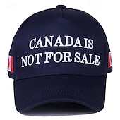 economico Cappellino da baseball da uomo-Per uomo Cappellino da Baseball Cappello da Sole Cappello da Camionista Nero Vino Misto Poli / Cotone Ricamato Moda Casual Quotidiano Weekend Bandiera Personaggio &amp; Slogan Regolabile Protezione