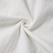 abordables Maison-Homme Pantalons en Lin Pantalons Pantalon d&#039;été Pantalons Amples Cordon de serrage Taille Élastique Jambe Droite Uni Confort Respirant Longueur complète Maison Yoga Fête Mode Streetwear Noir Blanche