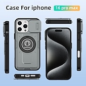 ieftine Carcase iPhone-Husă pentru iPhone 16 Pro Max Plus iPhone 15 Pro Max Plus iPhone 14 13 12 11 Pro Max Plus capac din spate cu suport rezistentă la șocuri retro TPU PC