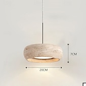cheap Pendant Lights-20 cm Pendant Lantern Design Geometric Shapes Pendant Light Stone Artistic Style Vintage Style Classic Style Vintage Country 110-120V 220-240V
