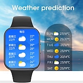 abordables Montres connectées-696 Y83 Montre intelligente 1.83 pouce Smartwatch Montre Connectée Bluetooth ECG+PPG Podomètre Rappel d&#039;appel Compatible avec Android iOS Femmes Hommes Appels Mains Libres Rappel de Message IP 67