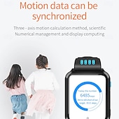 abordables Montres connectées-Montre intelligente 696 H1PRO Tracker de fitness ECG PPG Appel Bluetooth Rappel Android iOS IP67 44mm 1,83&quot;