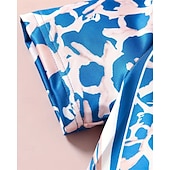 halpa Tytön 3D-näkö ja loisto-Tyttöjen 3D Painettu Pyjama-setit Tee &amp; Pants Pyjama-setit Lyhythihainen 3D-tulostus Kesä Kevät Aktiivinen Perus Lapset 4 vuotta + Tiukka pyöreä kaula-aukko Koti Päivittäin Normaali
